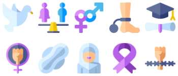 Feminism icon pack
