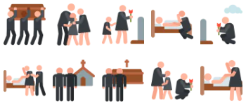 Funeral набір іконок