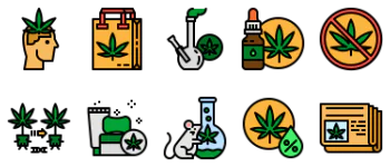 Cannabis icon pack