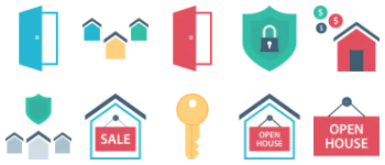 Real Estate Icon-Paket