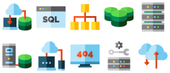 Database and Servers icon pack