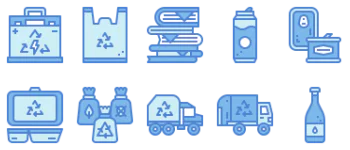Recycle icon pack