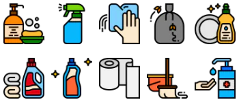 Cleaning and Housework icon pack