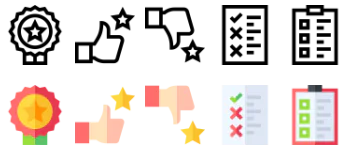Survey icon pack