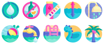 Swimming Pool 图标包