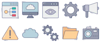 Web Design and Programming набір іконок