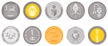 Africa coins icon pack