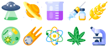 Science набір іконок