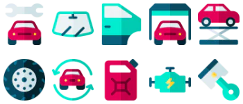 Car Repair gói biểu tượng