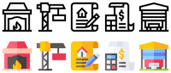 Real Estate icon pack