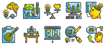 Design Thinking gói biểu tượng