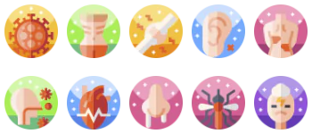 Diseases icon pack
