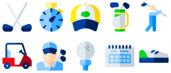 Golf icon pack
