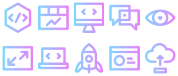 Веб-дизайн набор иконок