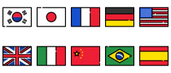 Flags Collection jeu d'icônes