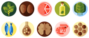 Healthy Food gói biểu tượng