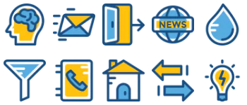 Web and User Interface jeu d'icônes