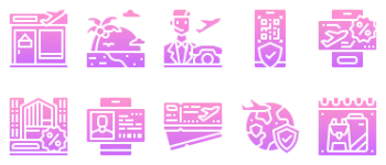 Tourism paquete de iconos