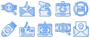 Scamming jeu d'icônes