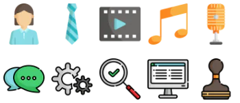 Job Resume icon pack