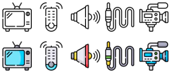 Television icon pack
