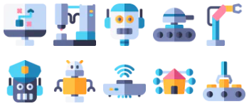 Robotics набір іконок