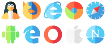 Browsers pakiet ikon