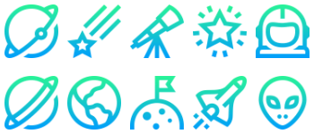 Space gói biểu tượng