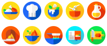 Cooking icon pack