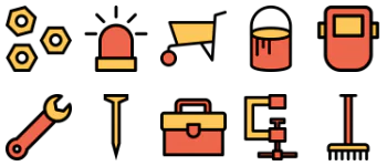 Construction and Tools icon pack