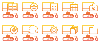 Computer paquete de iconos