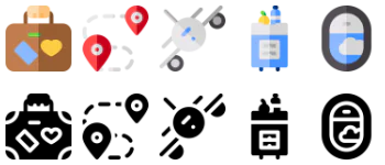 Travel icon pack
