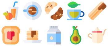 Breakfast gói biểu tượng