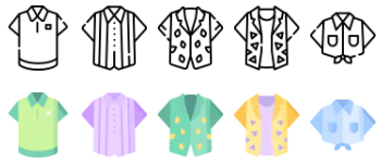 Summer Clothing icon pack