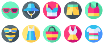 Summer Clothing 图标包