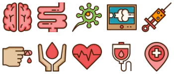 Медицинский набор иконок