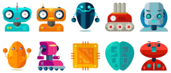 Robots icon pack