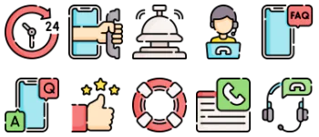 Help and support 아이콘 팩