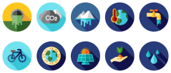 Экология набор иконок