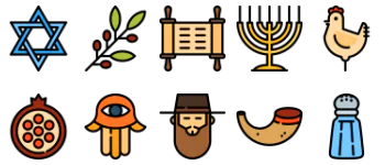 Judaism icon pack