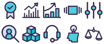 Бизнес набор иконок