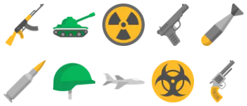 Weapons jeu d'icônes