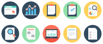 Reports and Analytics icon pack