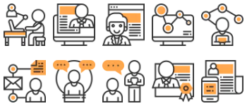 Social Media Strategy paquete de iconos