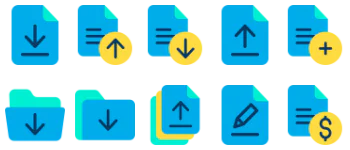 Files and folders набір іконок