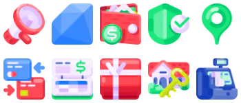 E-Commerce gói biểu tượng