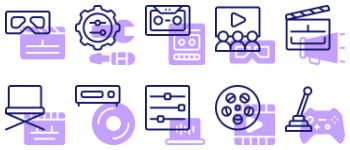Multimedia набір іконок