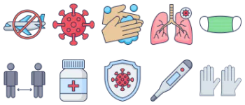 Coronavirus gói biểu tượng