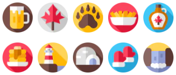 Canada paquete de iconos