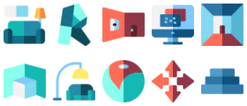 Interior design アイコンパック